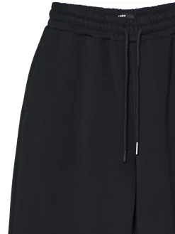 Hot Czarne dresowe joggery Spodnie