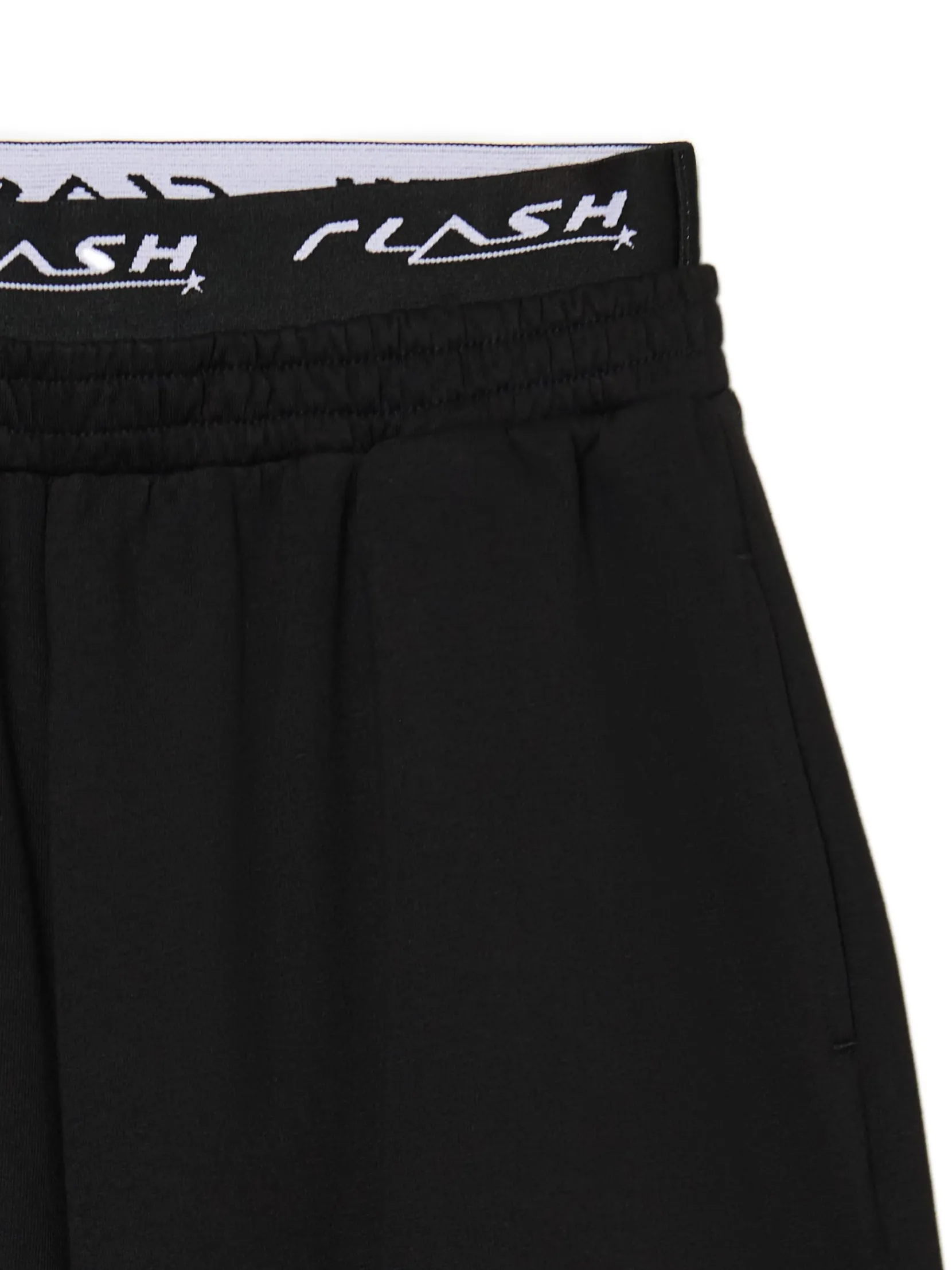 Sale Czarne dresowe joggery Spodnie