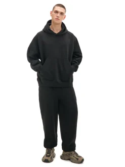 Best Czarne dresowe joggery comfort Spodnie|Sety