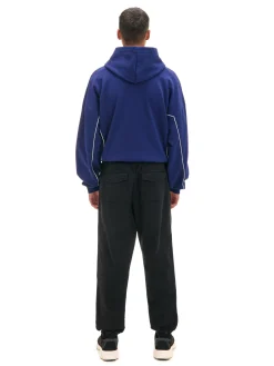 Hot Czarne dresowe joggery loose Spodnie