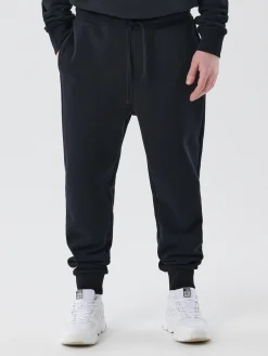 New Czarne dresowe joggery regular Spodnie