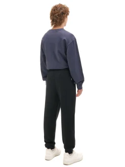 Online Czarne dresowe joggery regular Spodnie