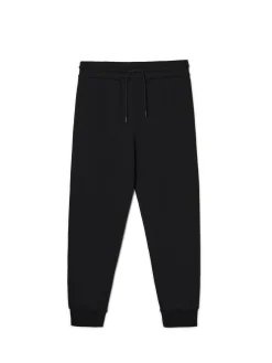 Hot Czarne dresowe joggery regular Spodnie|Sety