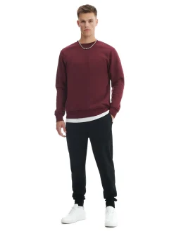 Best Czarne dresowe joggery regular Spodnie