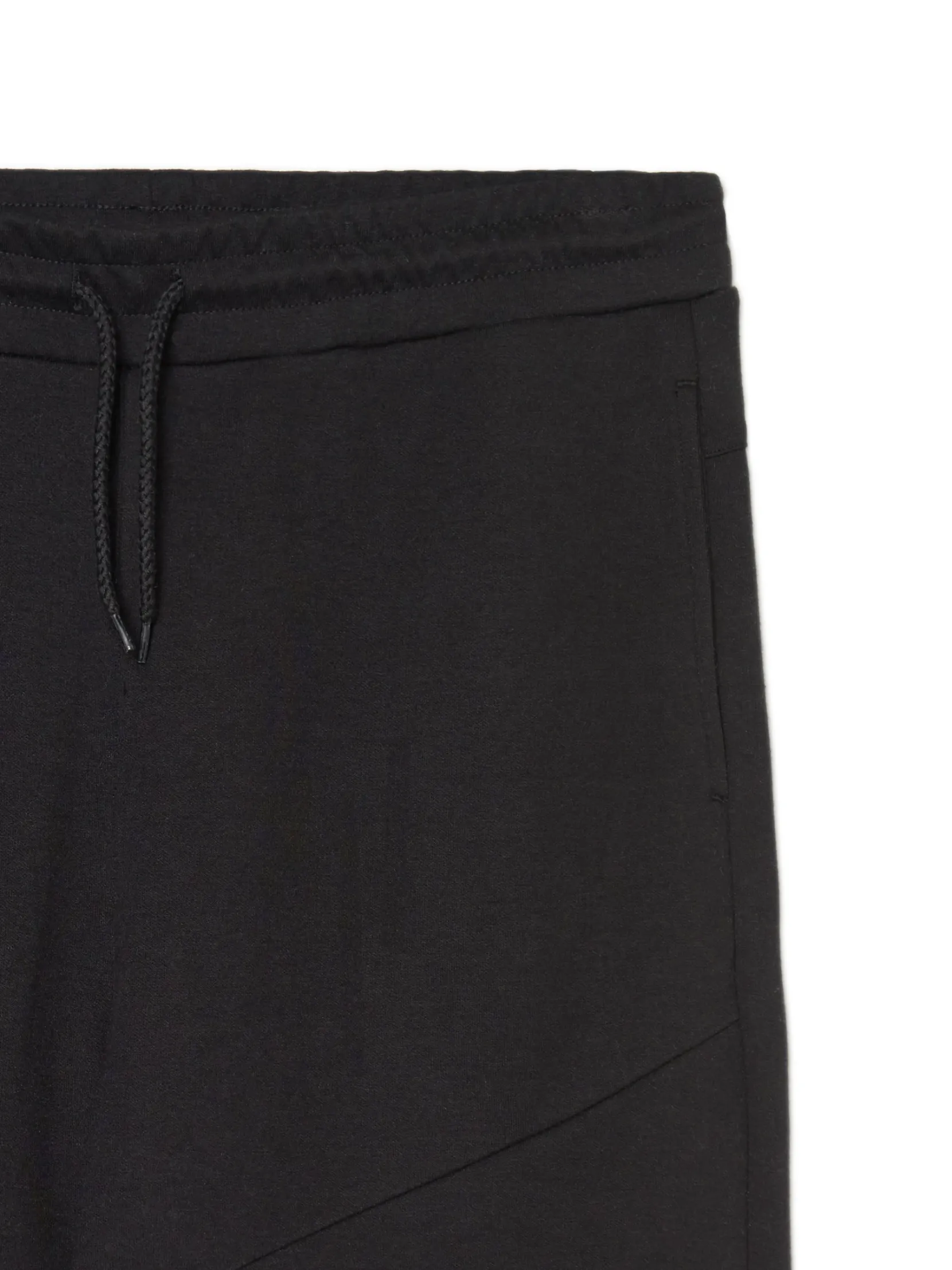 Hot Czarne dresowe joggery slim Spodnie