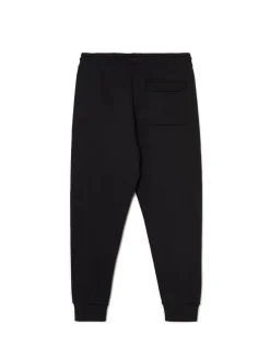 Sale Czarne dresowe joggery z efektem reflective Spodnie