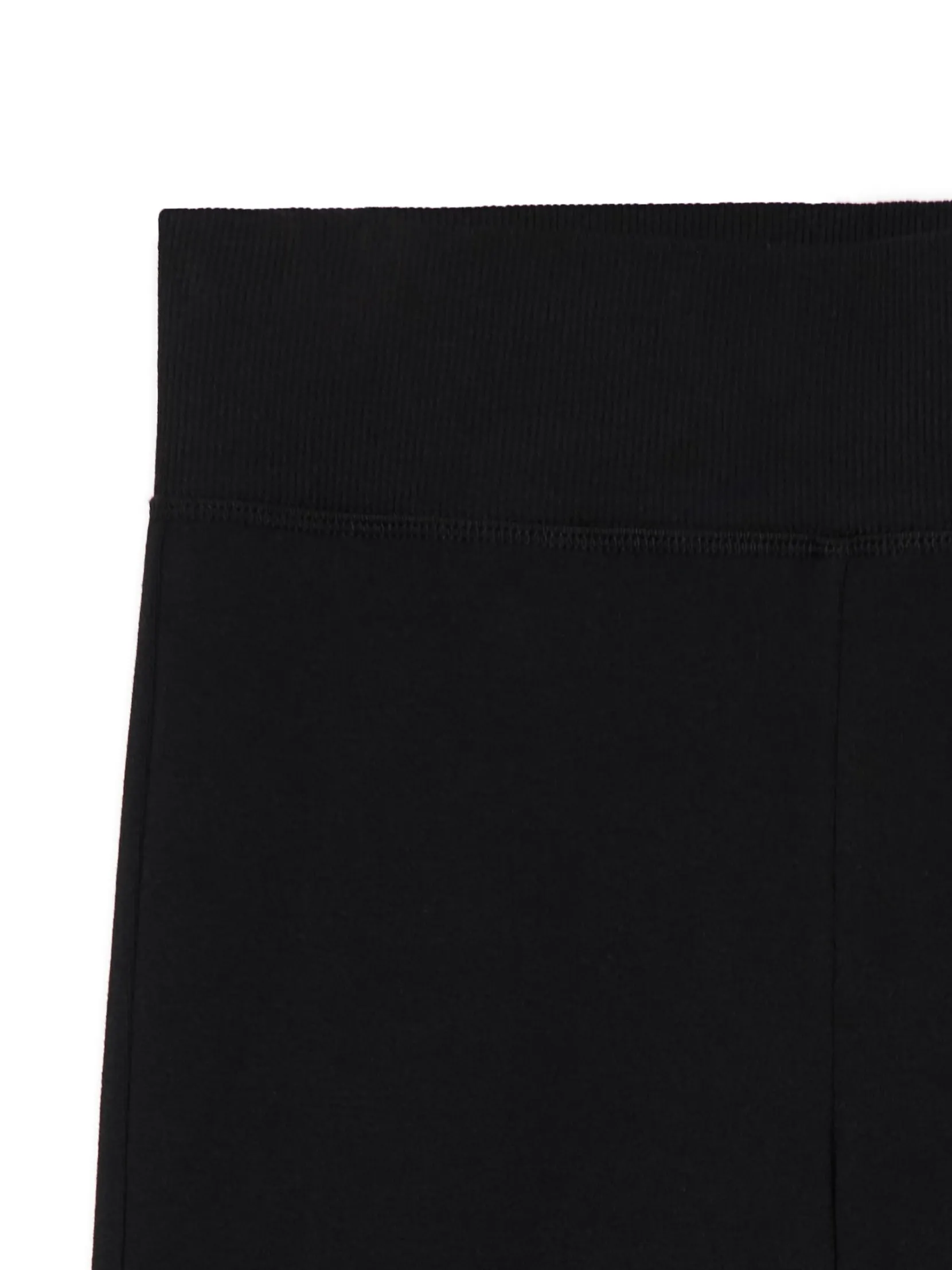 Discount Czarne dresy typu flare Spodnie