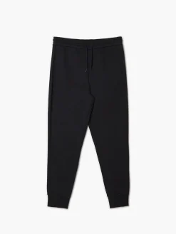 Best Czarne gładkie joggery regular Spodnie