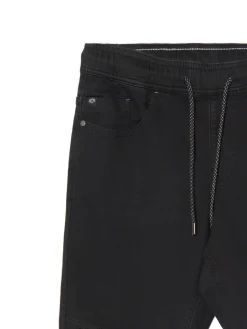 Hot Czarne jeansowe joggery Jeansy