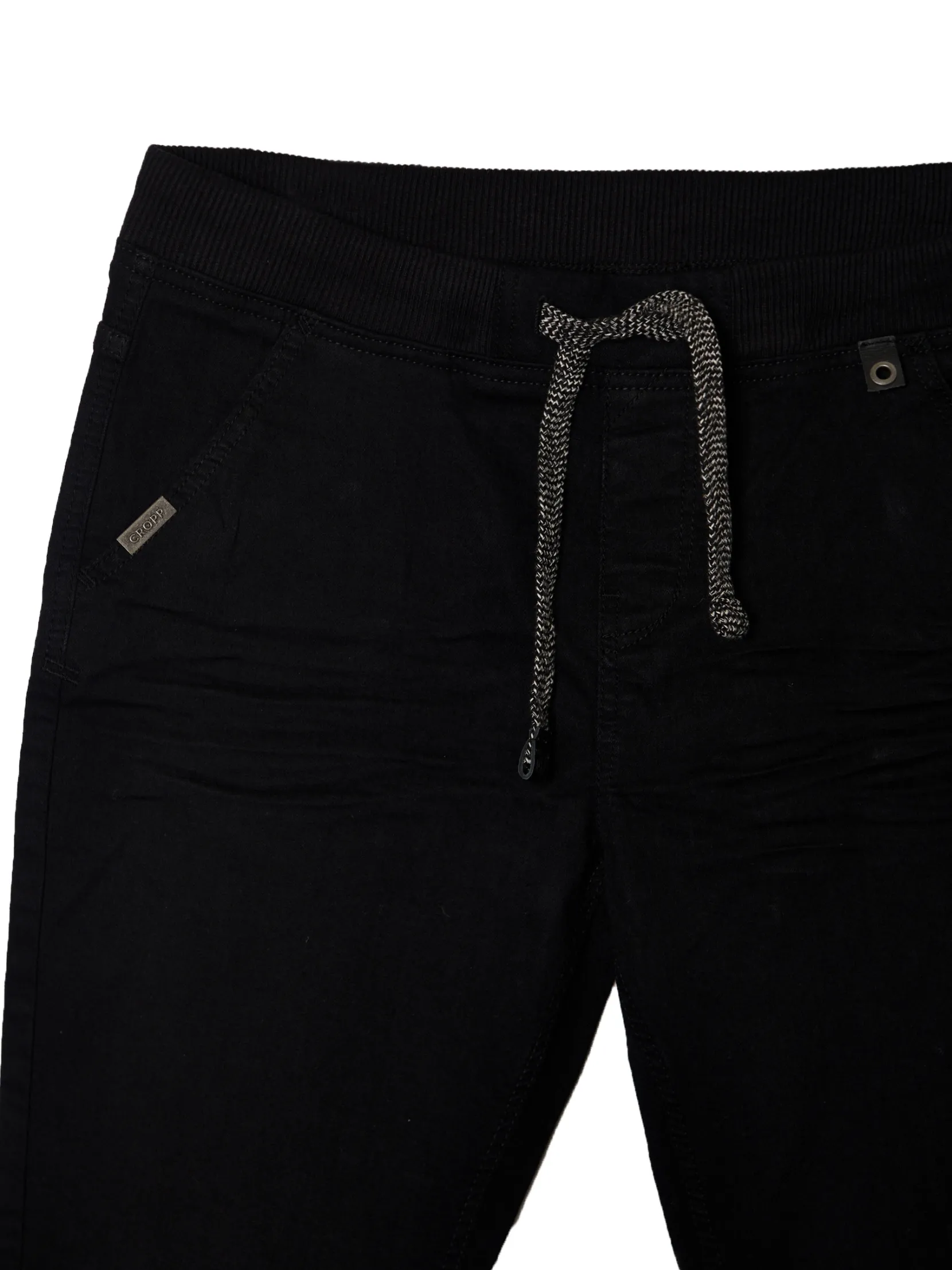 Best Czarne jeansowe joggery Jeansy
