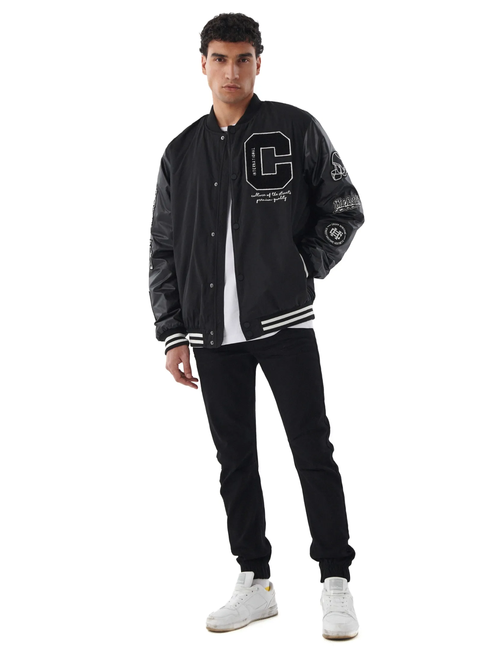 Best Czarne jeansowe joggery Jeansy
