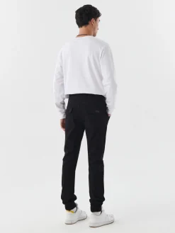 Best Czarne jeansowe joggery Jeansy