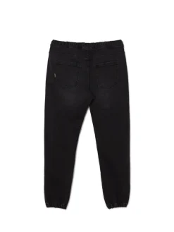 Fashion Czarne jeansowe joggery Jeansy