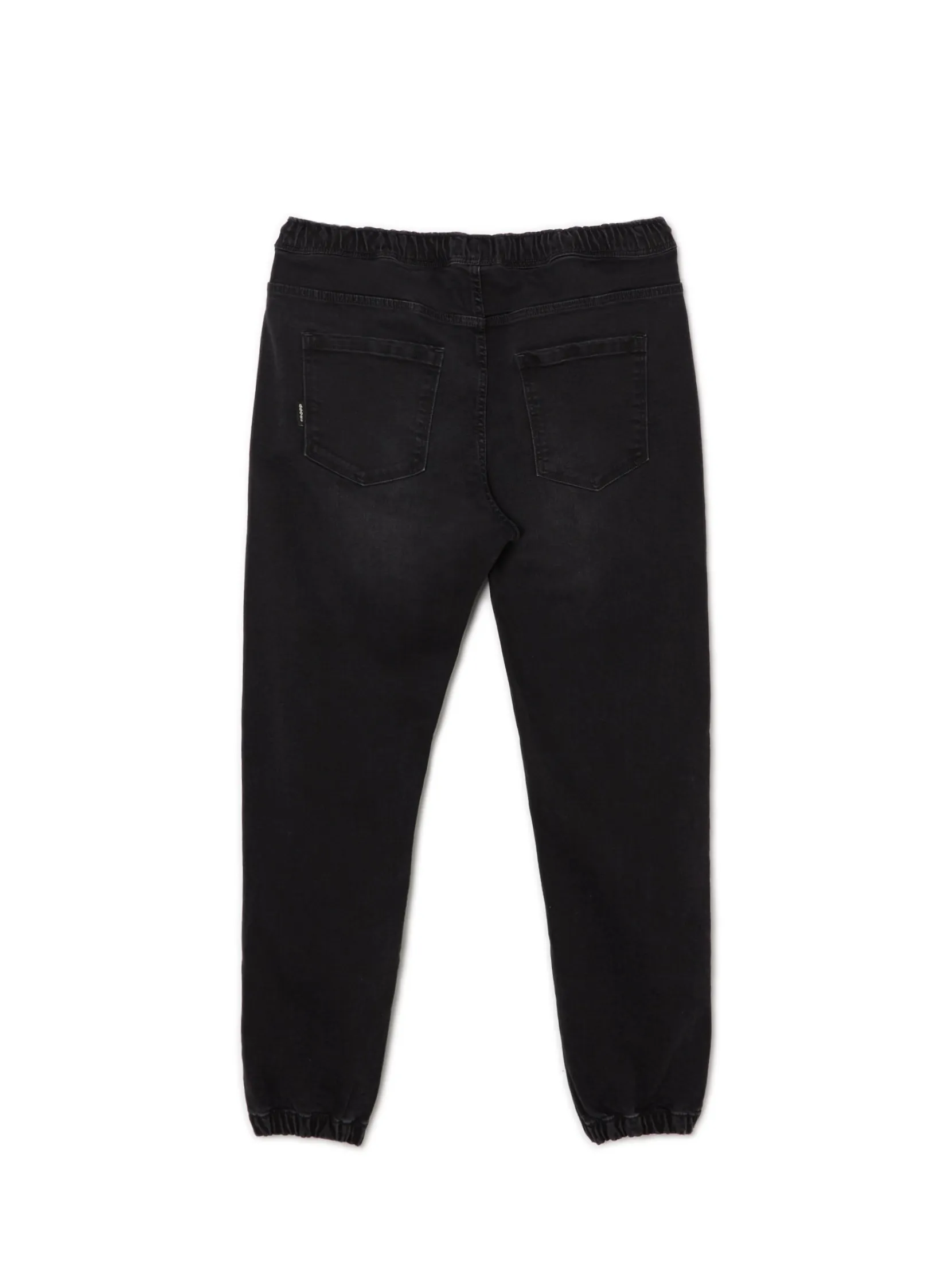 Fashion Czarne jeansowe joggery Jeansy