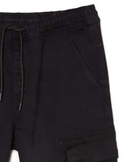 Hot Czarne jeansowe joggery Jeansy