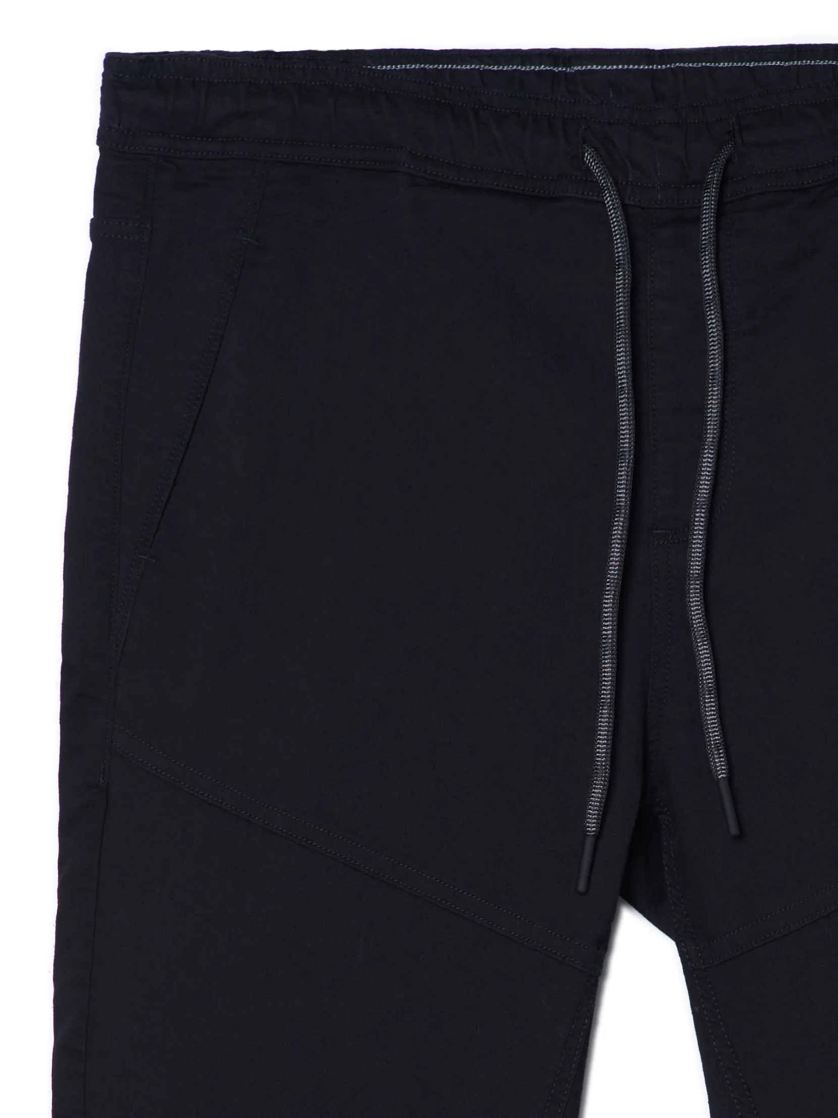 Fashion Czarne jeansowe joggery Jeansy