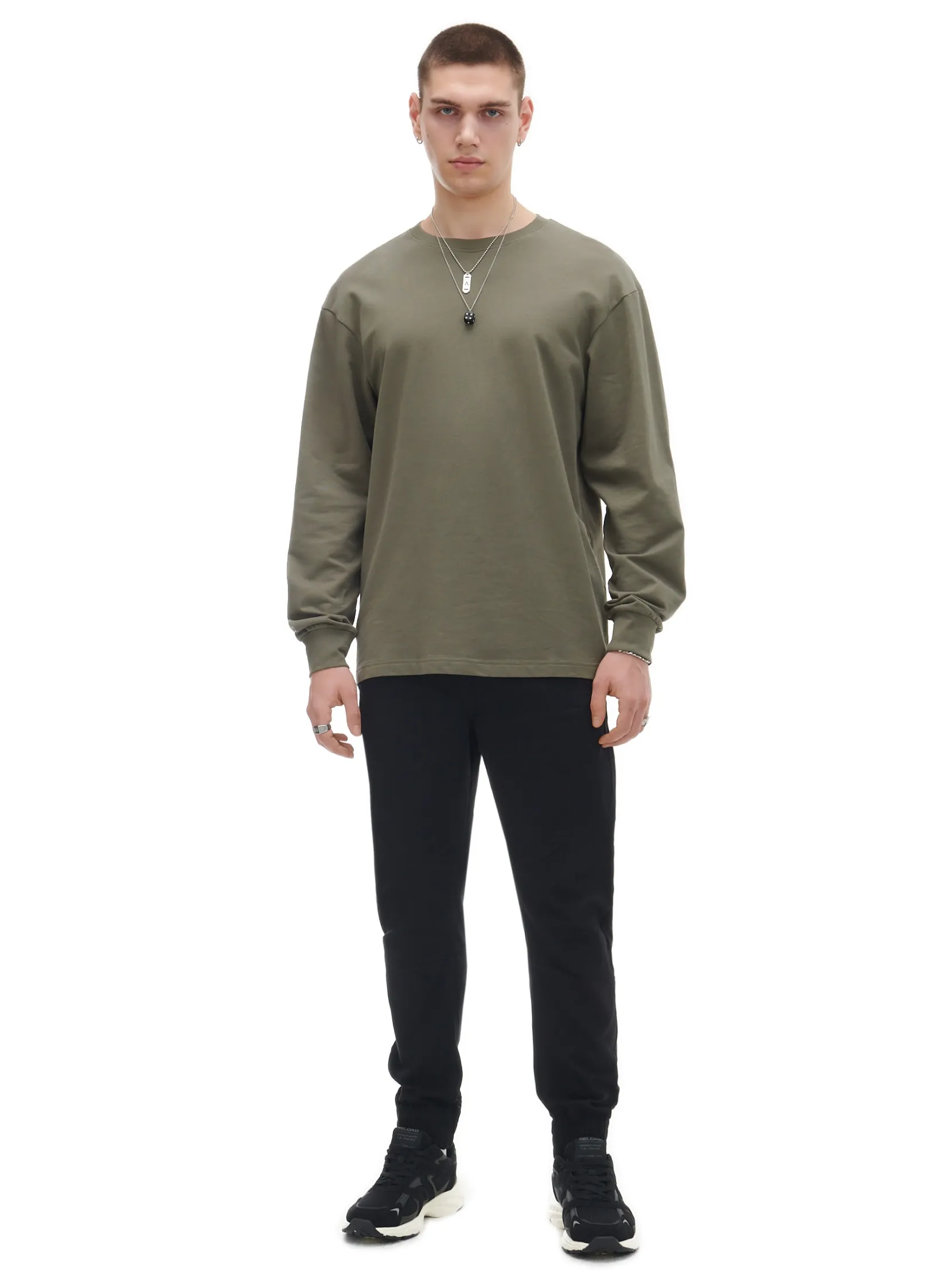 Best Czarne jeansowe joggery chino Jeansy