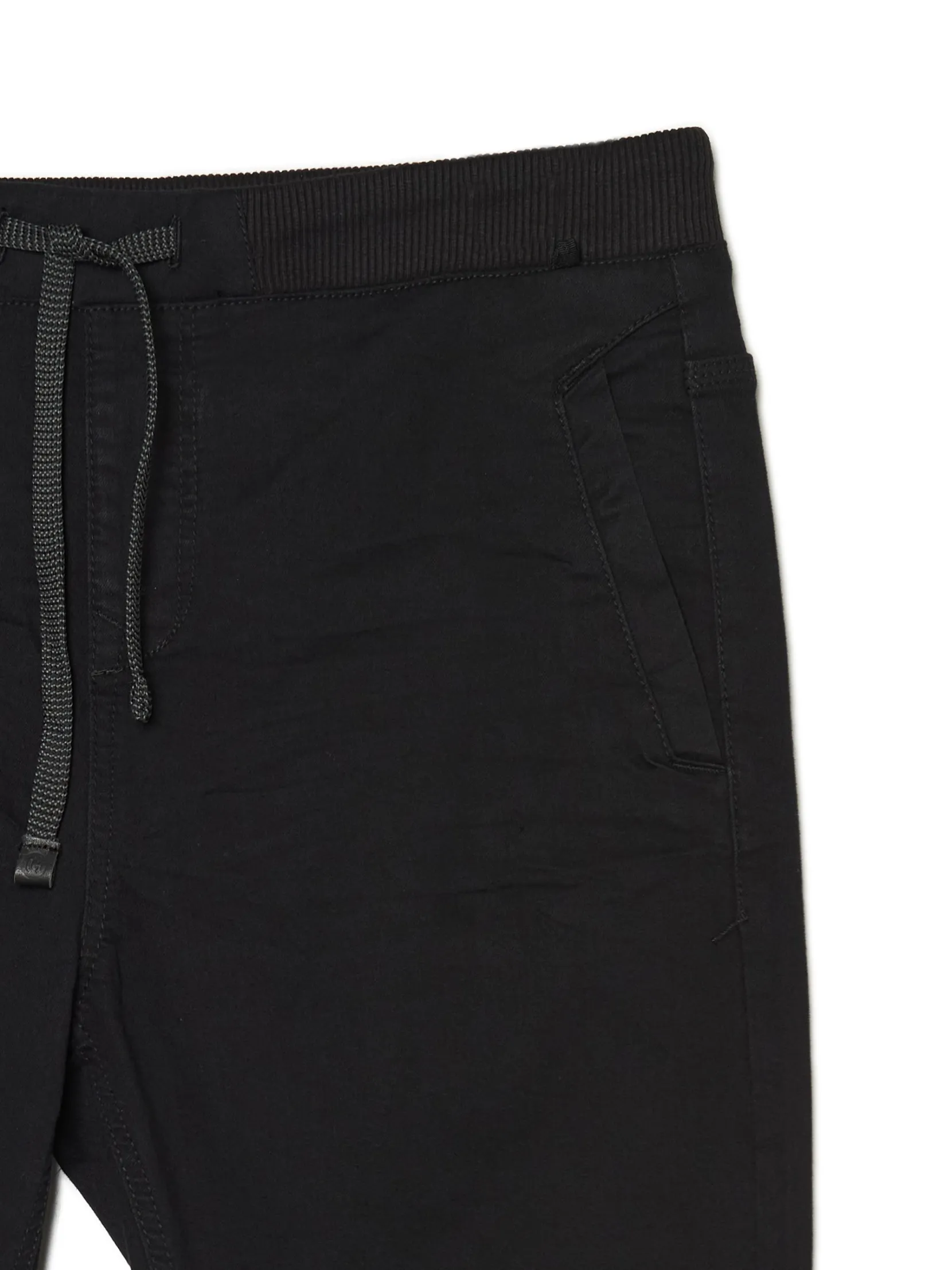Best Czarne jeansowe joggery chino Jeansy