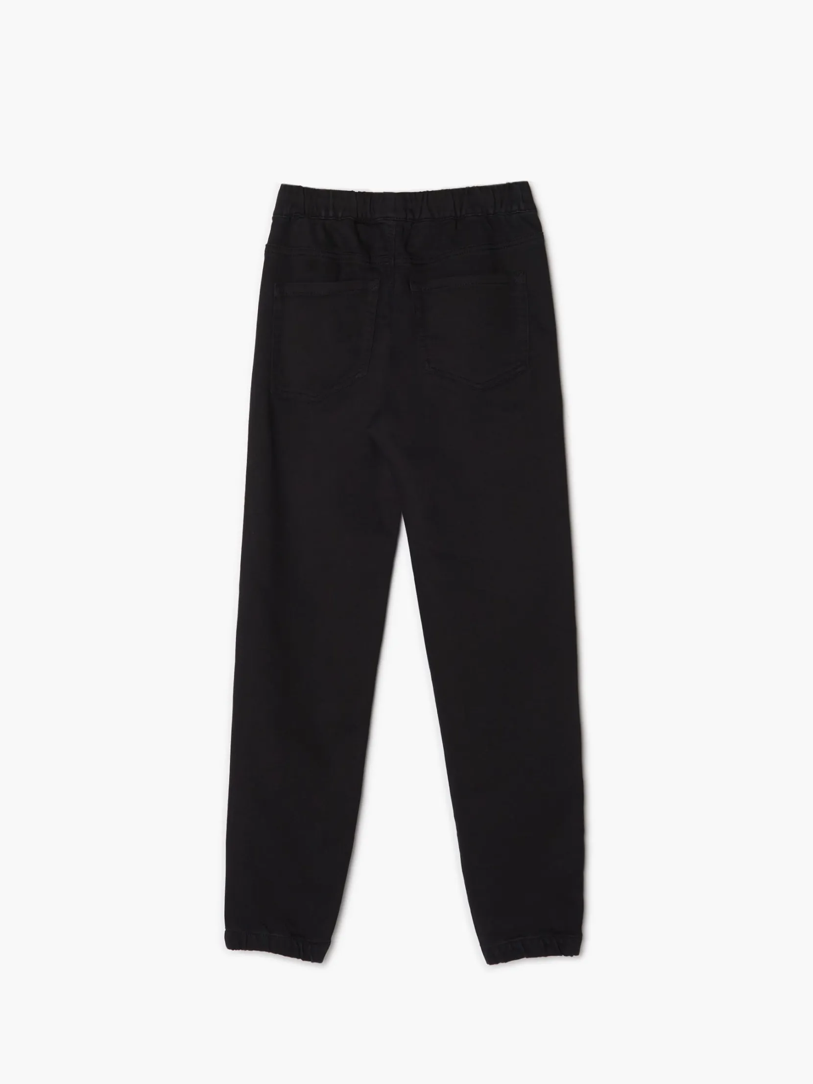 Clearance Czarne jeansowe joggery slim Jeansy