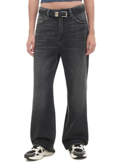 Outlet Czarne jeansy baggy Jeansy