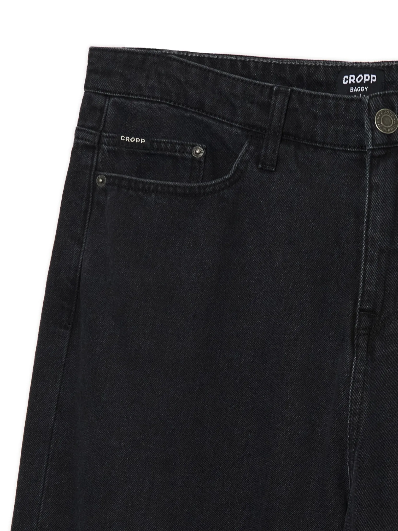 Discount Czarne jeansy baggy Jeansy|Baggy