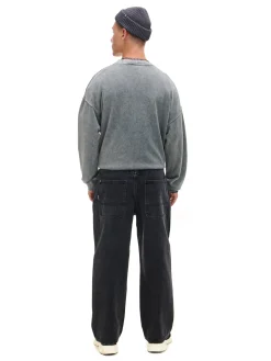 Best Czarne jeansy baggy Jeansy|Baggy