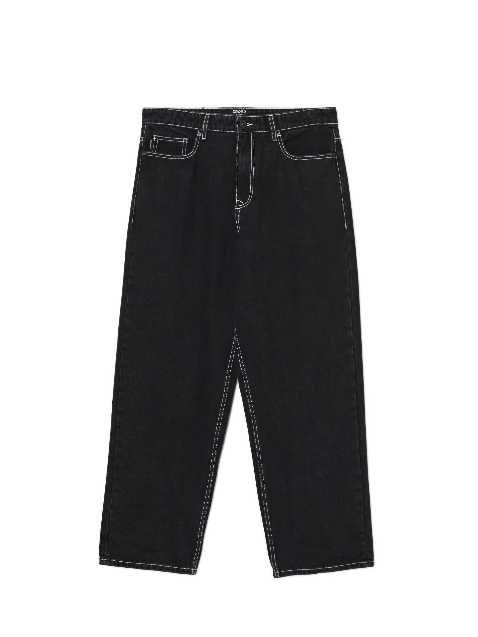 Discount Czarne jeansy baggy Jeansy|Baggy