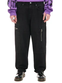 Sale Czarne jeansy baggy balloon Jeansy|Baggy