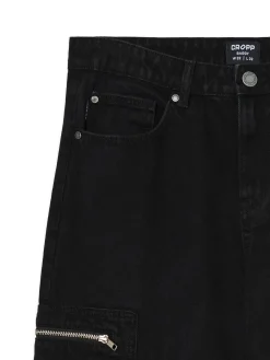 Sale Czarne jeansy baggy balloon Jeansy|Baggy