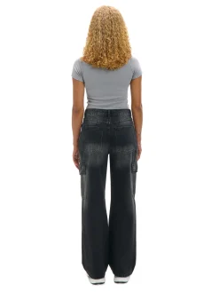 Fashion Czarne jeansy baggy PETITE Jeansy