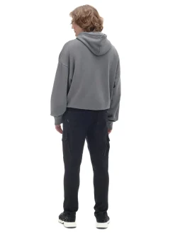 Discount Czarne jeansy carrot Jeansy