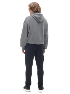 Discount Czarne jeansy carrot Jeansy