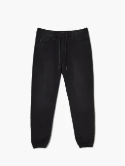Sale Czarne jeansy jogger Jeansy