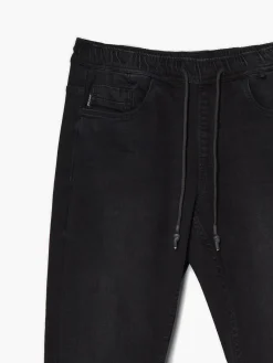 Sale Czarne jeansy jogger Jeansy
