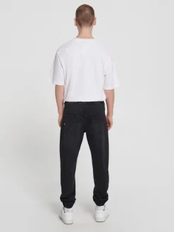 Sale Czarne jeansy jogger Jeansy