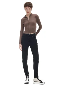 Online Czarne jeansy mom slim Jeansy