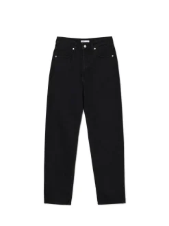Clearance Czarne jeansy mom z wysokim stanem Jeansy