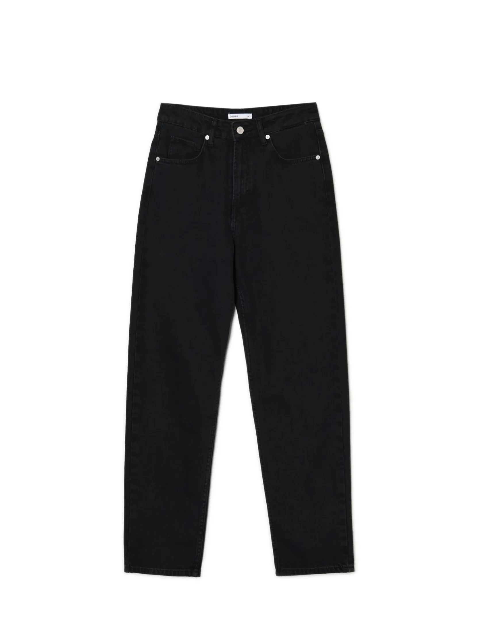 Clearance Czarne jeansy mom z wysokim stanem Jeansy