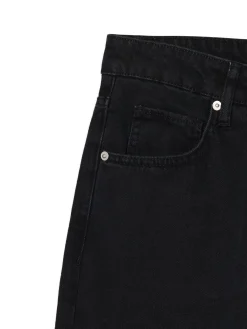 Clearance Czarne jeansy mom z wysokim stanem Jeansy