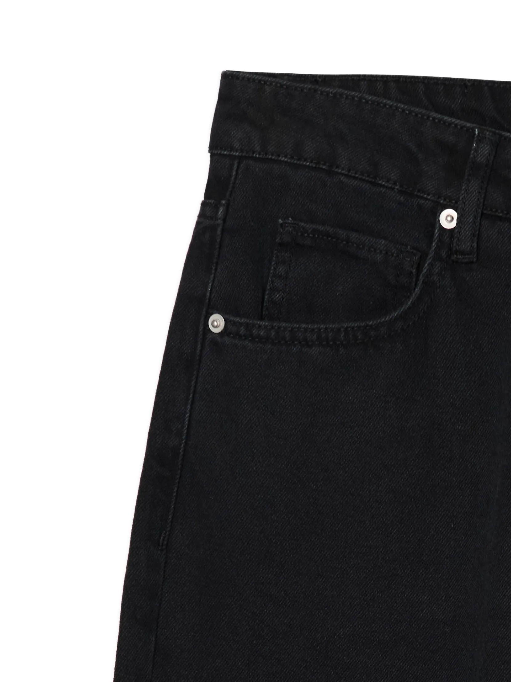 Clearance Czarne jeansy mom z wysokim stanem Jeansy
