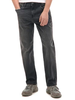 Sale Czarne jeansy regular Jeansy