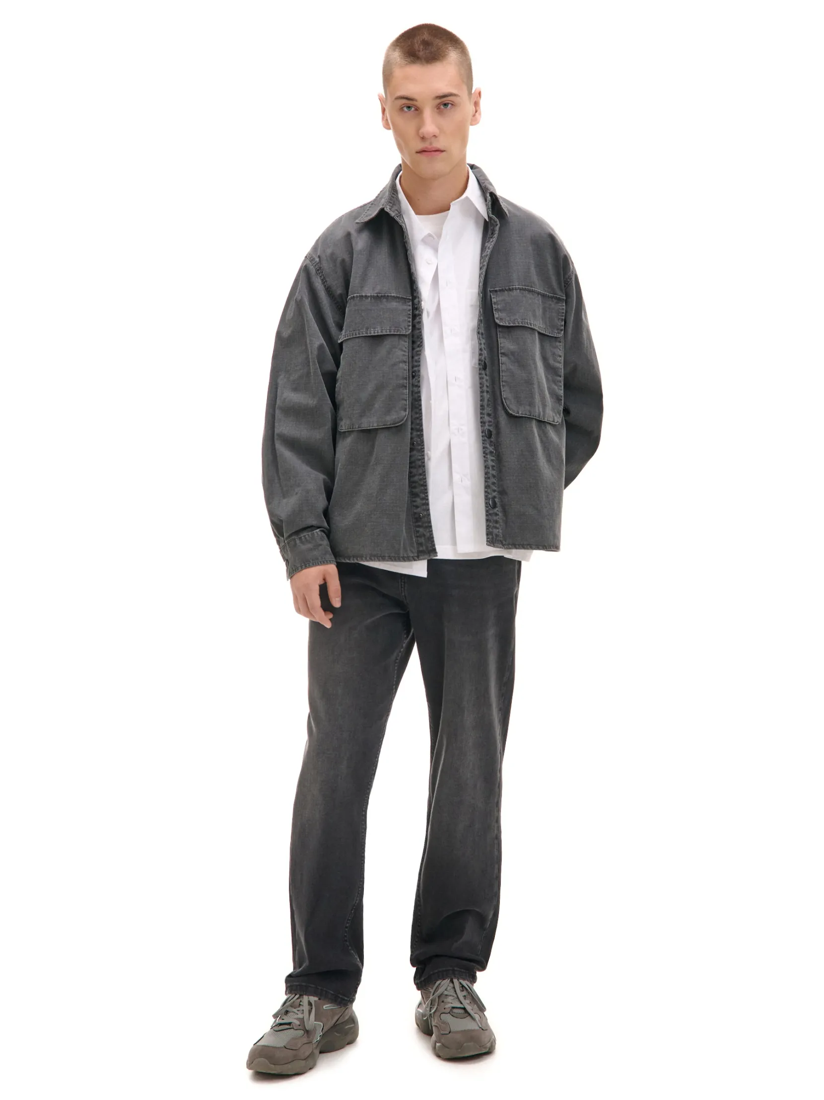 Sale Czarne jeansy regular Jeansy