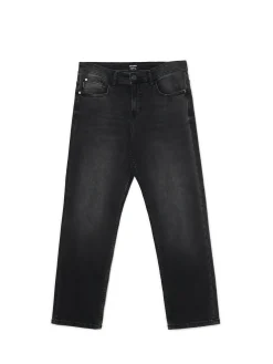 Sale Czarne jeansy regular Jeansy