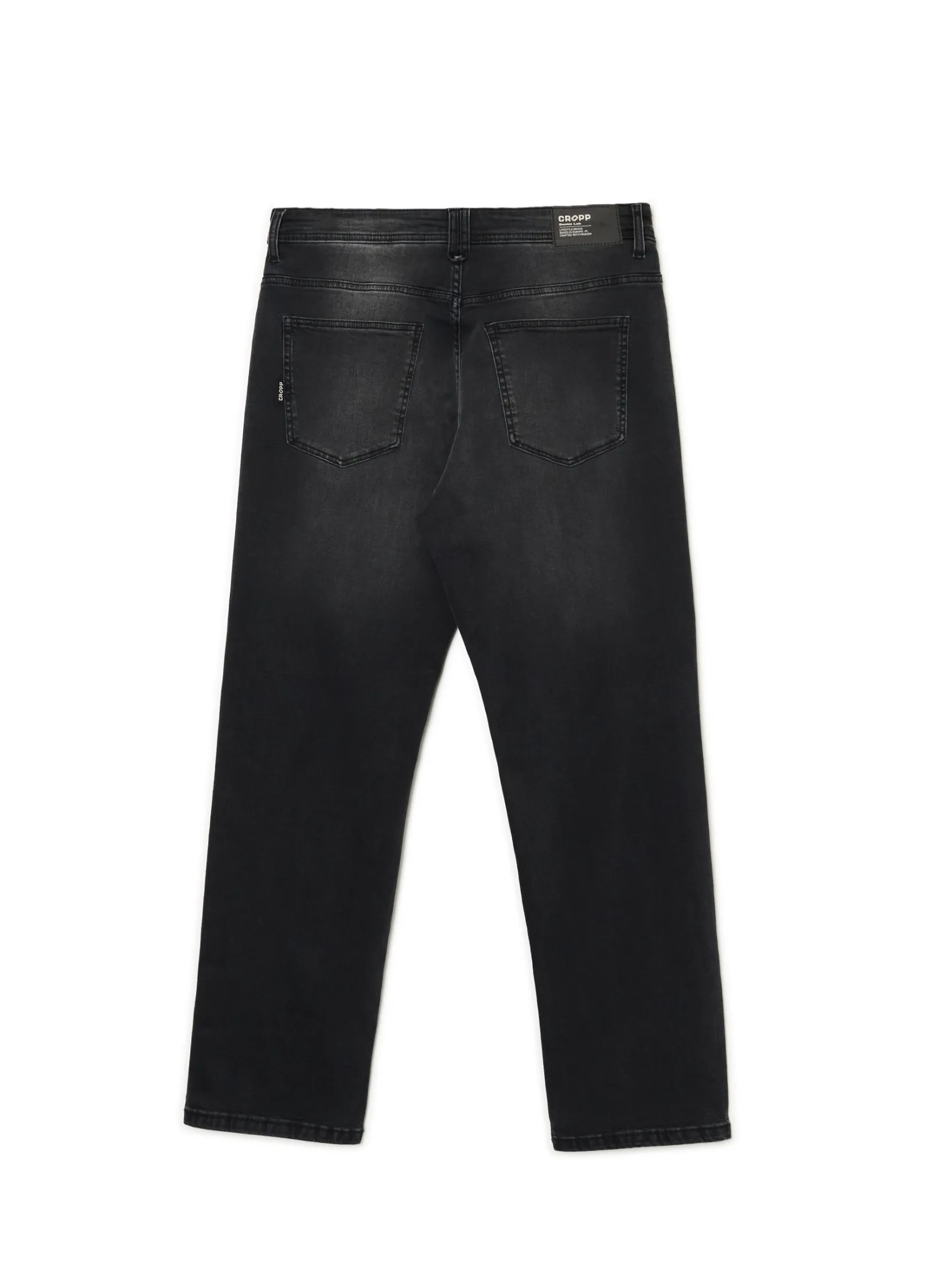 Sale Czarne jeansy regular Jeansy