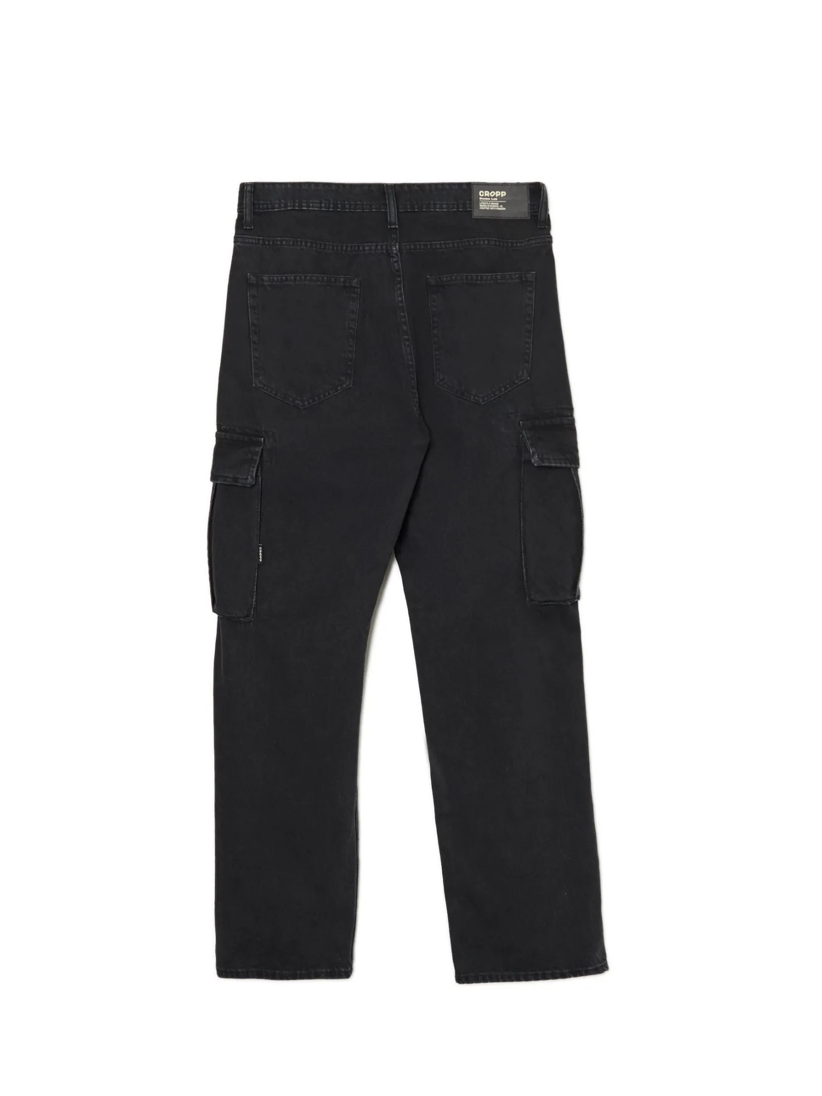 Outlet Czarne jeansy relaxed Jeansy