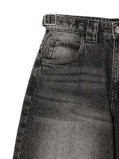 Outlet Czarne jeansy skater Jeansy