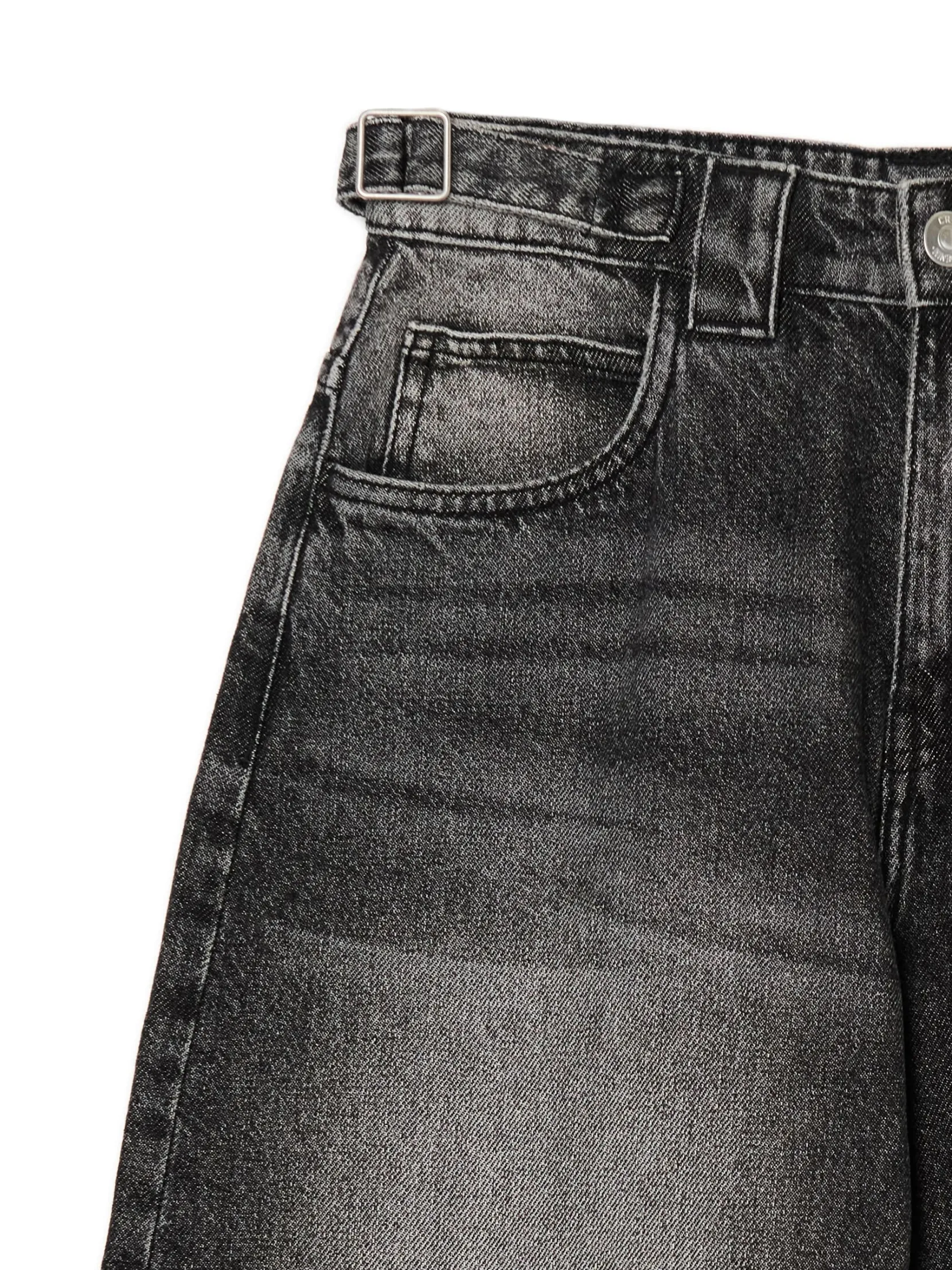 Outlet Czarne jeansy skater Jeansy