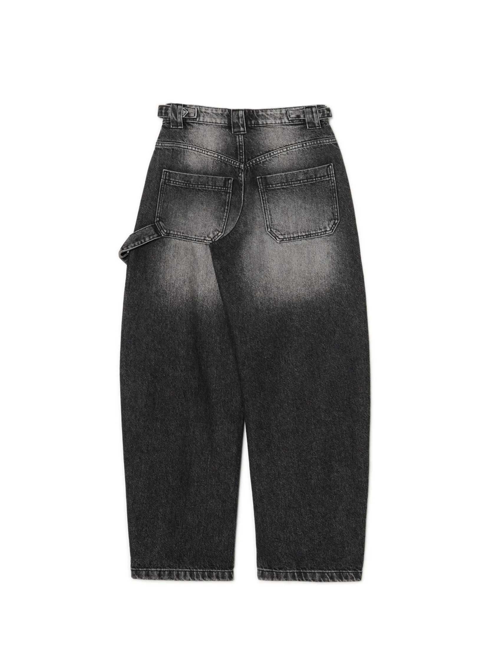 Outlet Czarne jeansy skater Jeansy