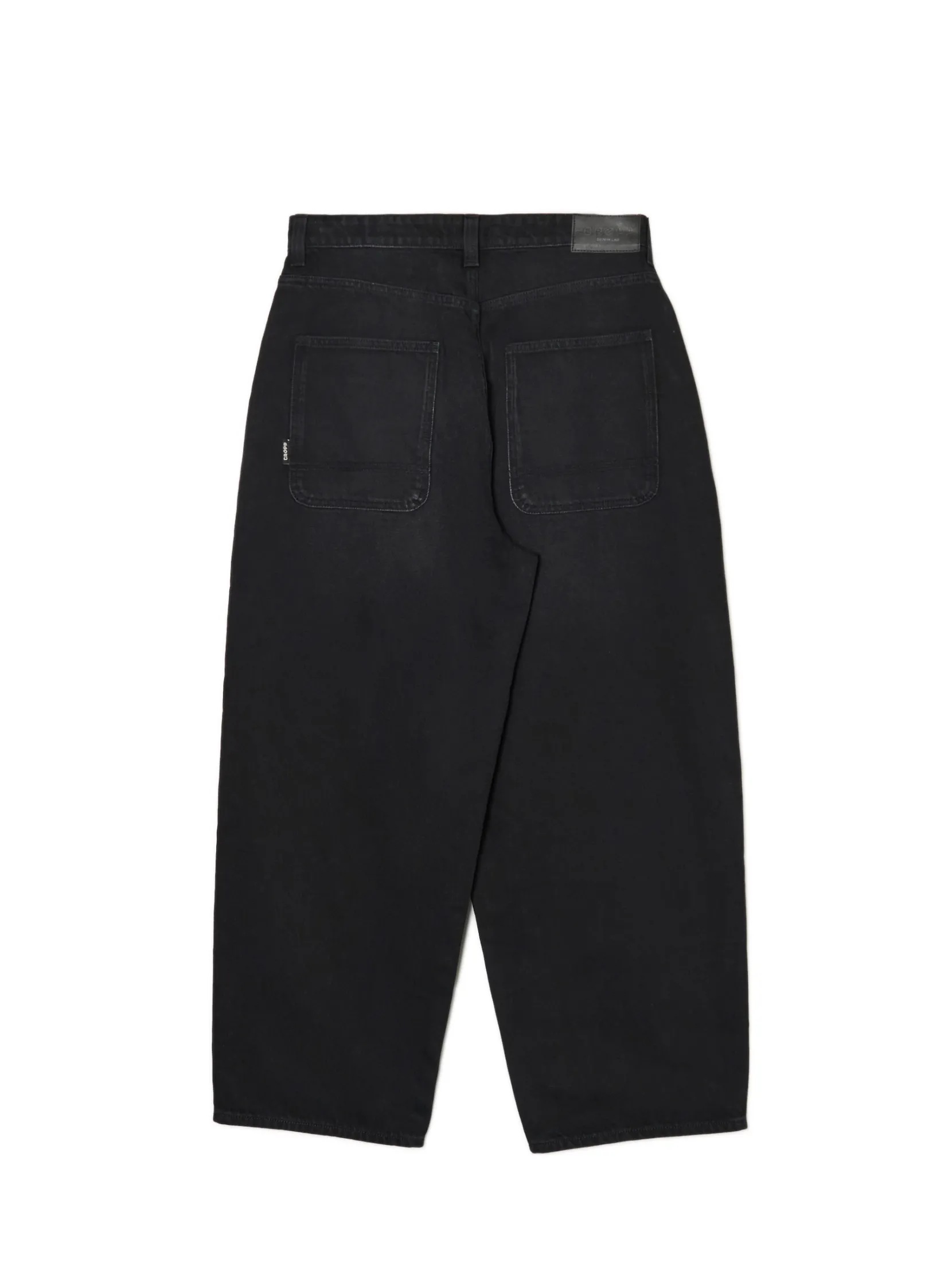 Online Czarne jeansy skater z efektem sprania Jeansy