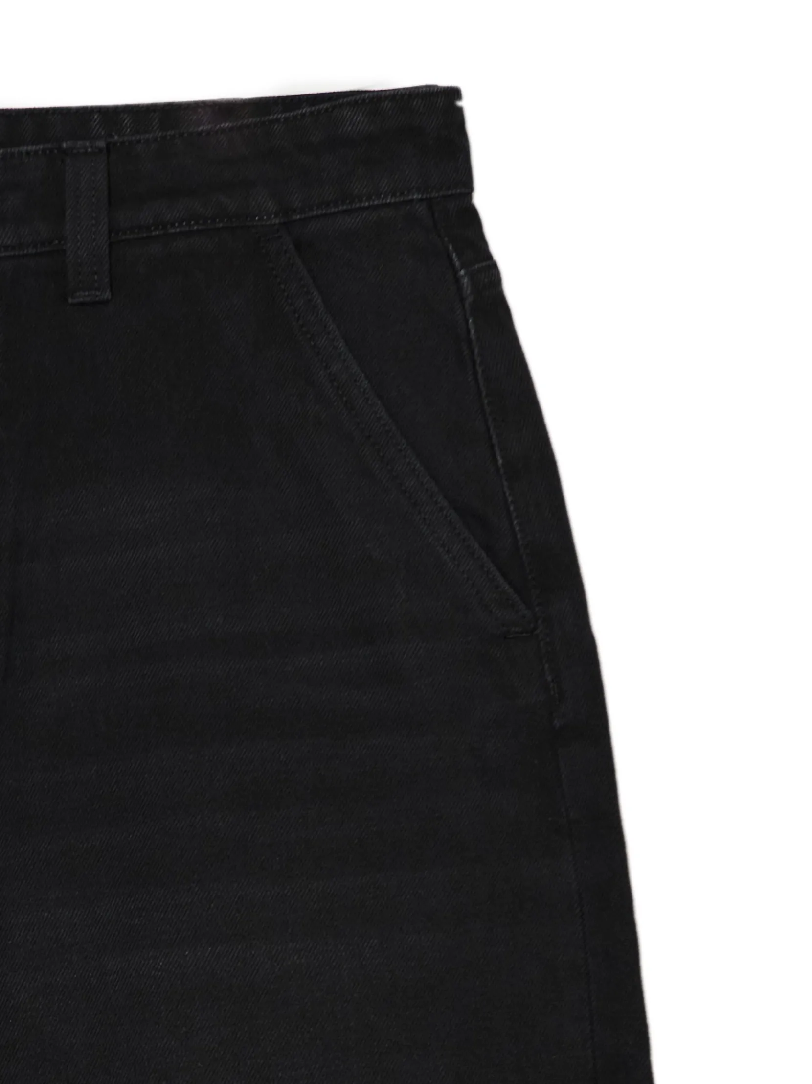 Online Czarne jeansy skater z efektem sprania Jeansy